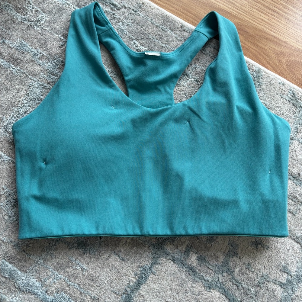 Teal Racerback Sports Bra